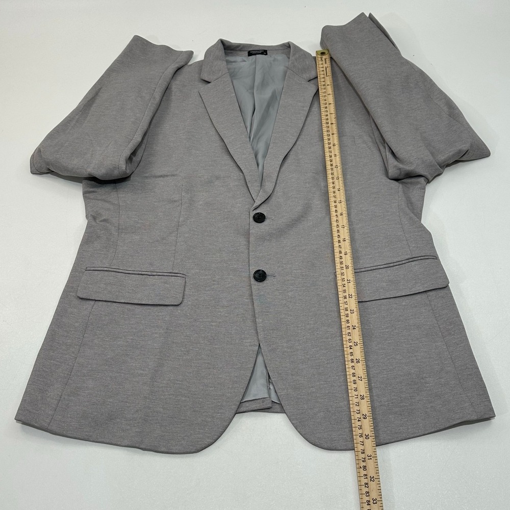 COOFANDY Men's Blazer Gray Size XL - Picture 4 of 5